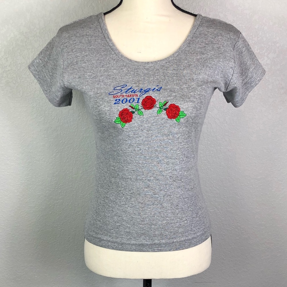 Vintage Sturgis 2001 Baby Tee